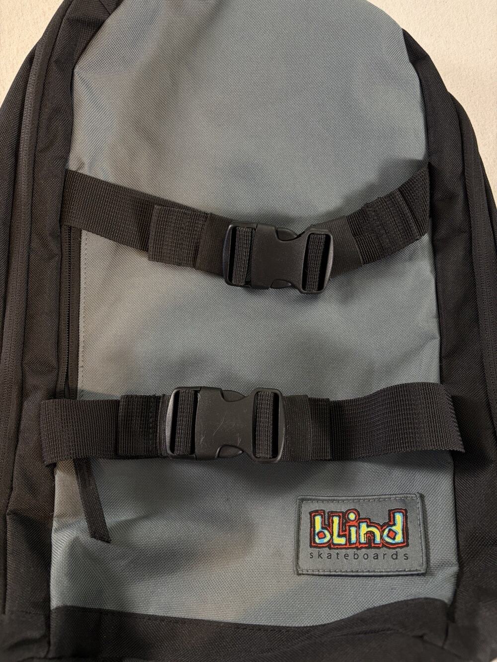 Vintage Blind Skateboard Backpack Blue 90s Logo